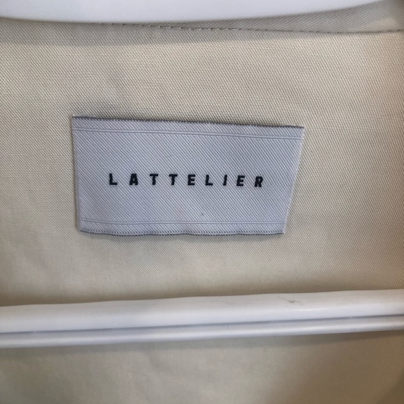 Linen blend cropped shirt from Lattelier - Picture 9 of 10